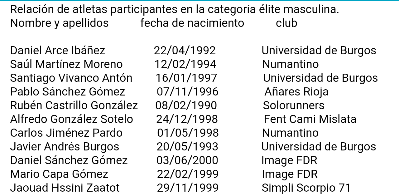 XXXI MILLA URBANA BARBADILLO DEL MERCADO 2018 
